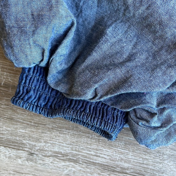 Anthropologie love the label denim top - Picture 9 of 11